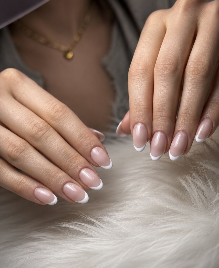 Manicura francesa elegante